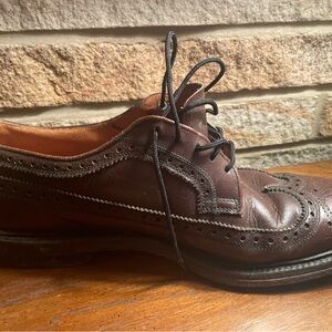 Vintage Men's Brown Leather Oxfords